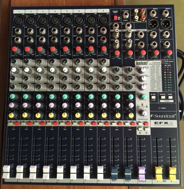 Mixer soundCraft EFX12